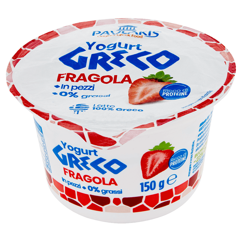 Yogurt Greco Fragola 0%