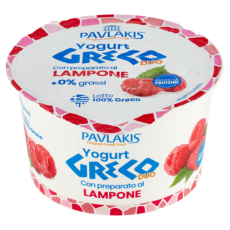 Duo Yogurt Greco 0% Lampone