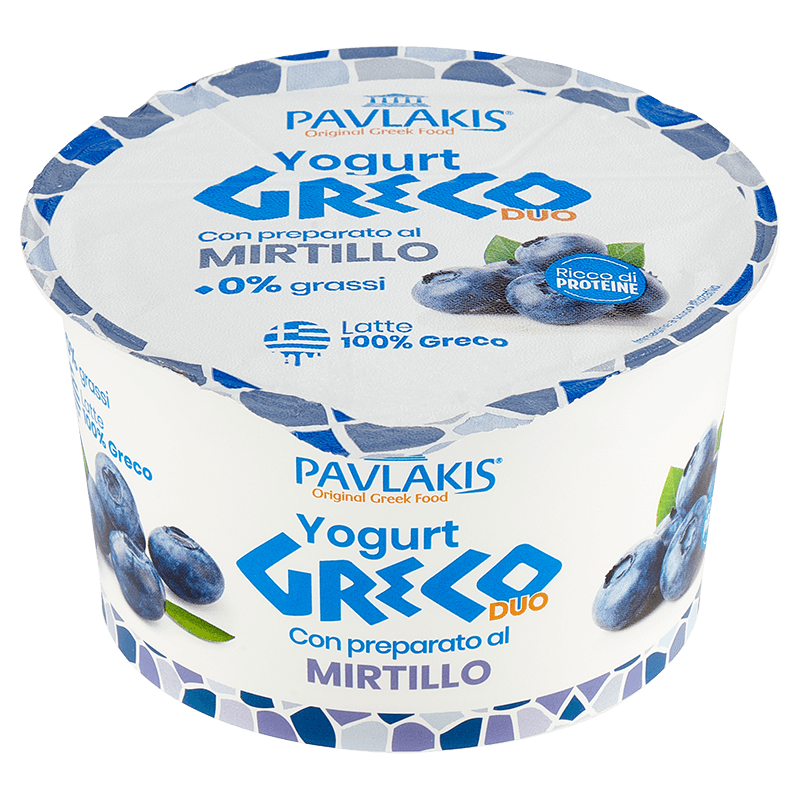 Duo Yogurt Greco 0% Mirtillo