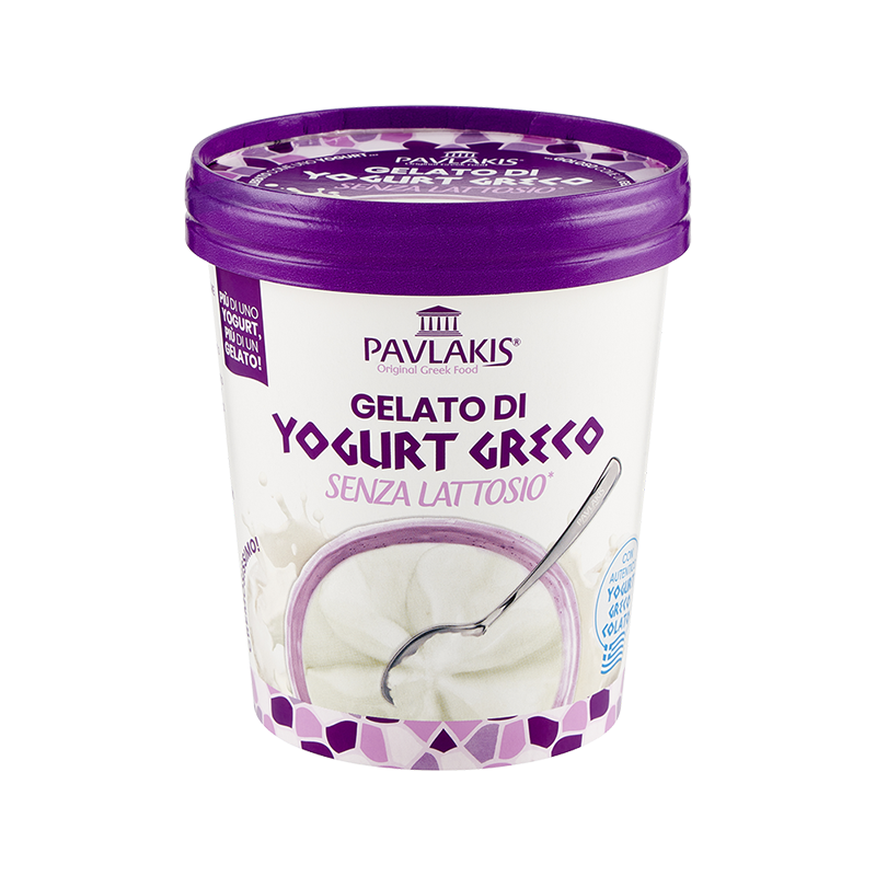 Gelato di yogurt Greco senza lattosio