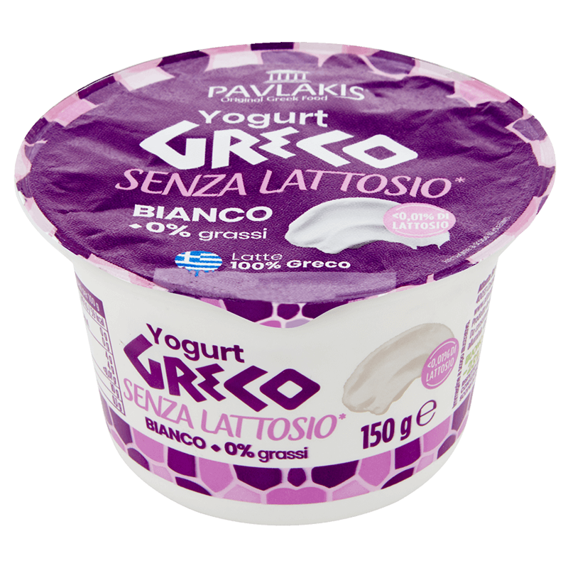 Yogurt Greco Bianco Senza Lattosio